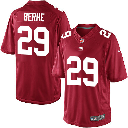 Youth Limited Nat Berhe Nike Jersey Red Alternate - #29 NFL New York Giants